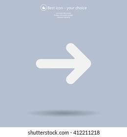 Pictograph of arrow
