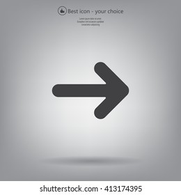 Pictograph of arrow