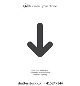 Pictograph of arrow