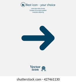 Pictograph of arrow