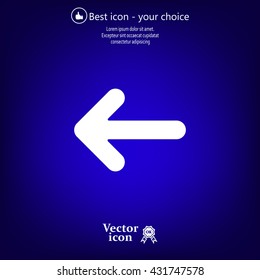 Pictograph of arrow