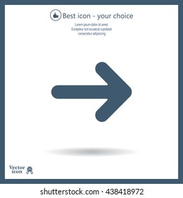 Pictograph of arrow
