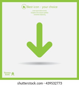 Pictograph of arrow