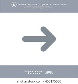 Pictograph of arrow