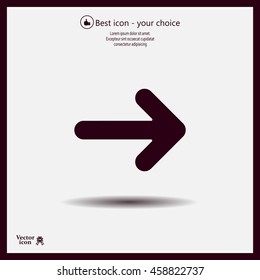 Pictograph of arrow