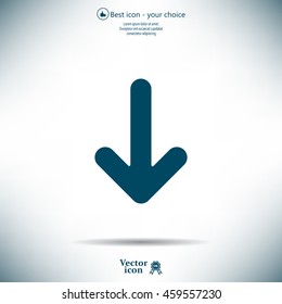 Pictograph of arrow