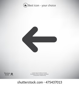 Pictograph of arrow