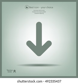 Pictograph of arrow