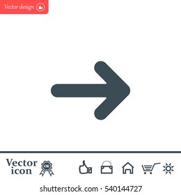 Pictograph of arrow