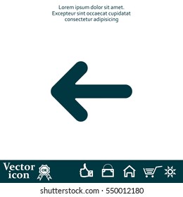 Pictograph of arrow