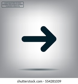 Pictograph of arrow