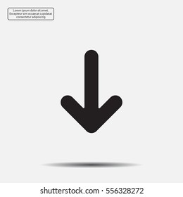 Pictograph of arrow