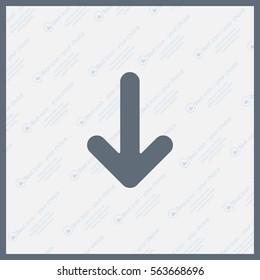 Pictograph of arrow