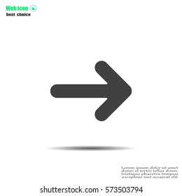 Pictograph of arrow