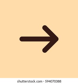 Pictograph of arrow