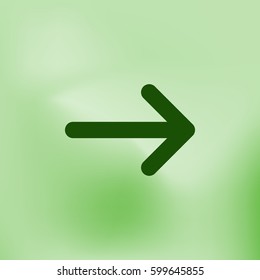 Pictograph of arrow