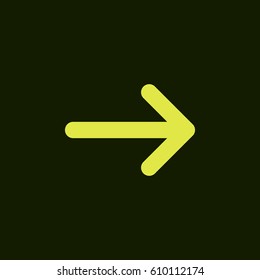 Pictograph of arrow