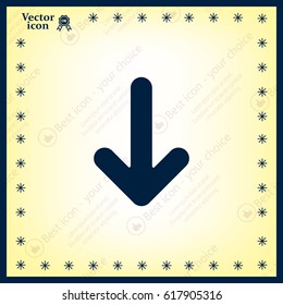 Pictograph of arrow