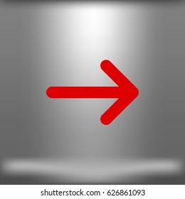 Pictograph of arrow