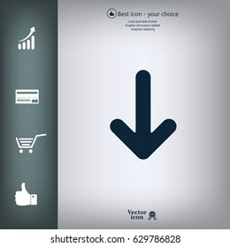 Pictograph of arrow