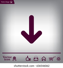 Pictograph of arrow