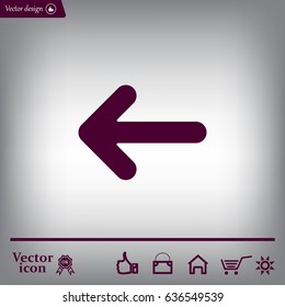 Pictograph of arrow