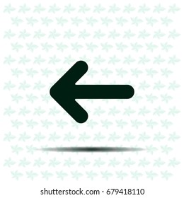 Pictograph of arrow