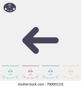 Pictograph of arrow