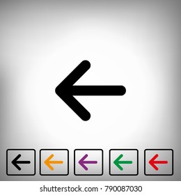 Pictograph of arrow