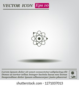 Pictograph of atom
