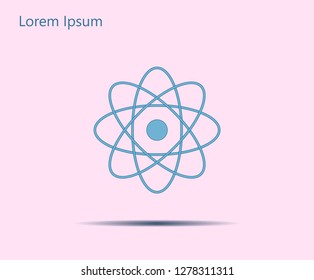 Pictograph of atom