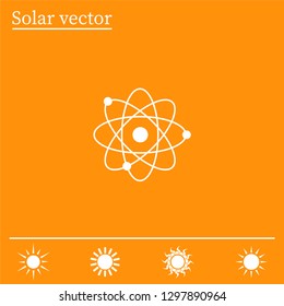 Pictograph of atom