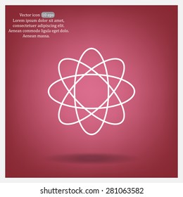 Pictograph of atom