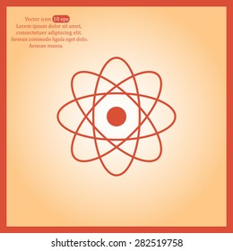 Pictograph of atom