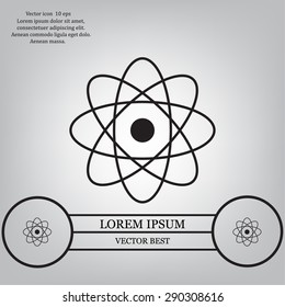 Pictograph of atom