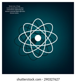 Pictograph of atom