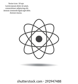 Pictograph of atom