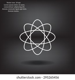 Pictograph of atom