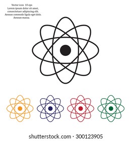 Pictograph of atom