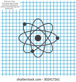 Pictograph of atom