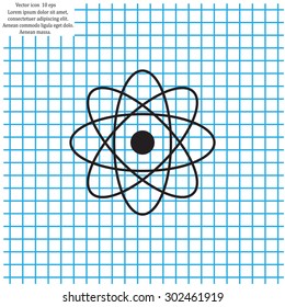 Pictograph of atom