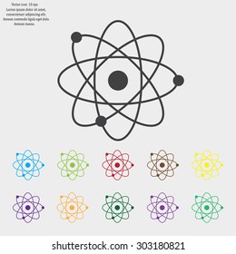 Pictograph of atom
