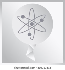 Pictograph of atom