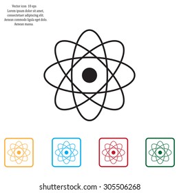 Pictograph of atom