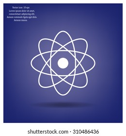 Pictograph of atom