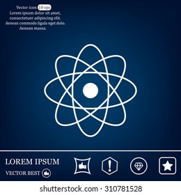 Pictograph of atom
