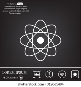 Pictograph of atom