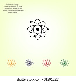 Pictograph of atom