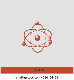 Pictograph of atom