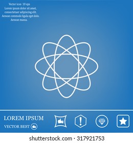 Pictograph of atom